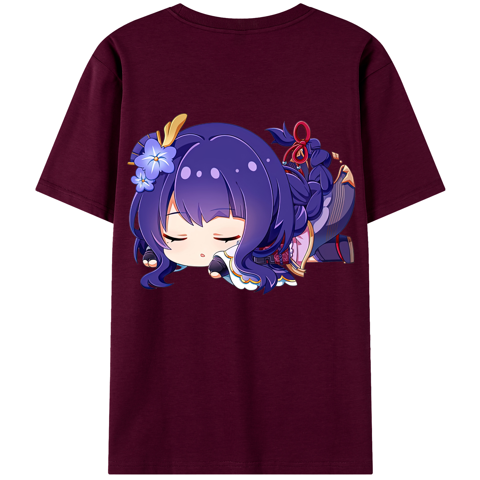 げんし神 雷電将軍 らいでんしょうぐん genshin Raiden Shogun レディース半袖Tシャツ(バックプリント)